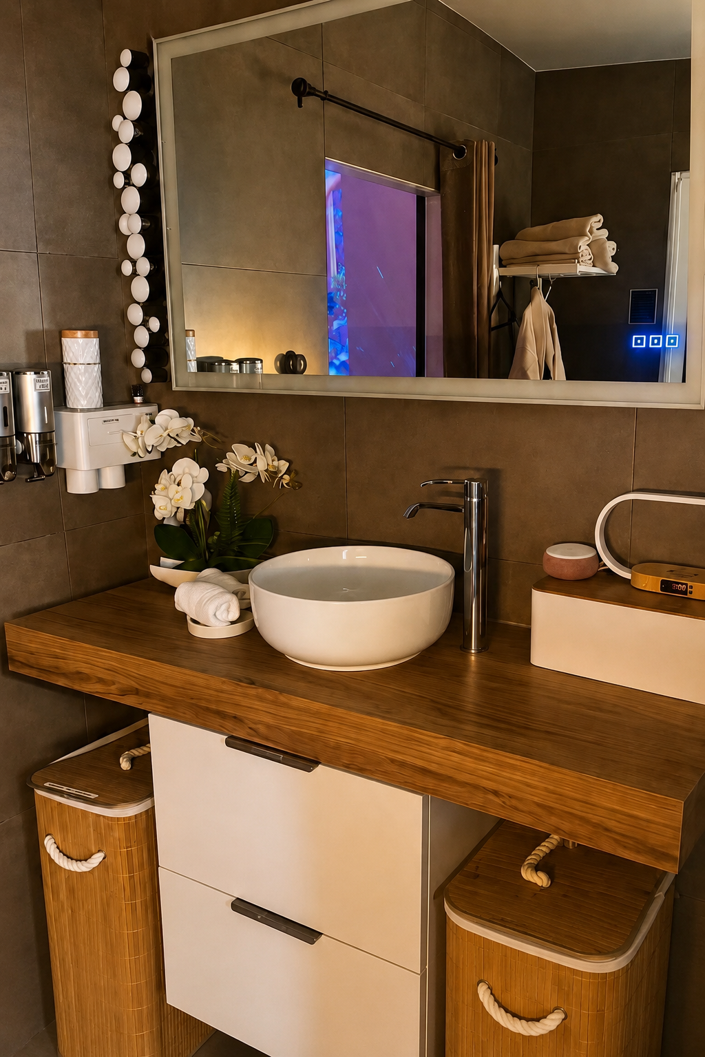 La salle de bain privative