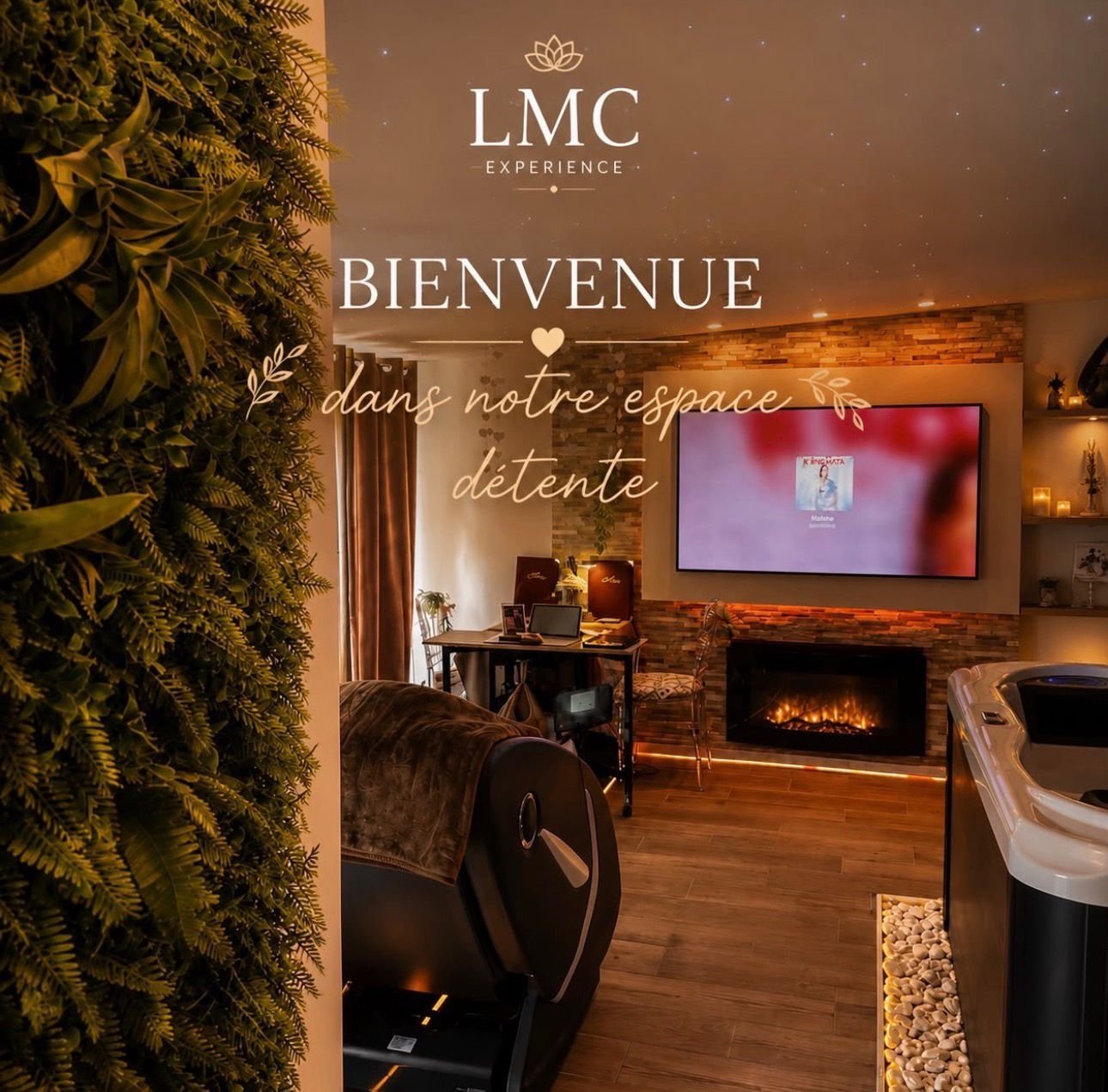 Chambre cocooning LMC, ambiance romantique